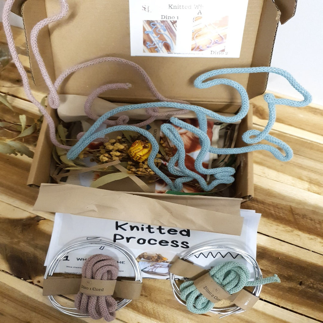 DIY Wire Knitted Boxes