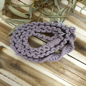 Solid Mauve Colour Leash