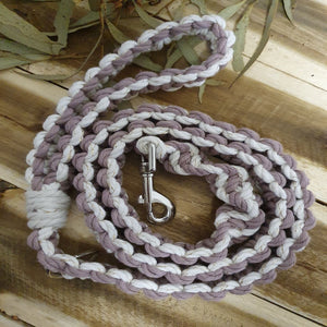 2 toned Mauve and natural lead