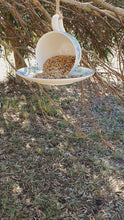 Load and play video in Gallery viewer, Recycled Tea-cup Bird Feeder
